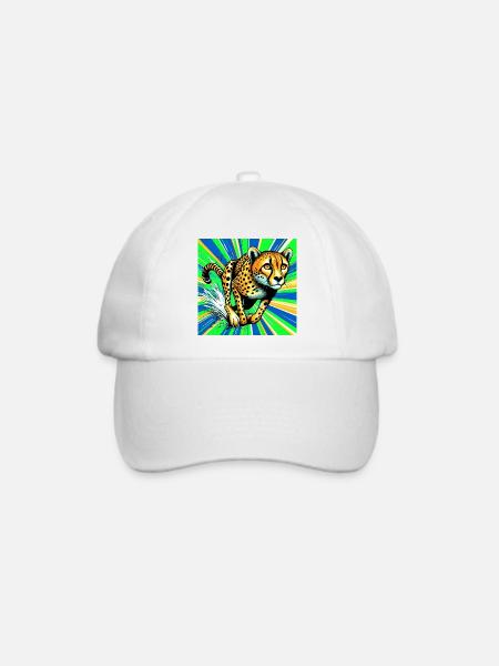 Gepard - Baseballkappe - Weiß/Weiß