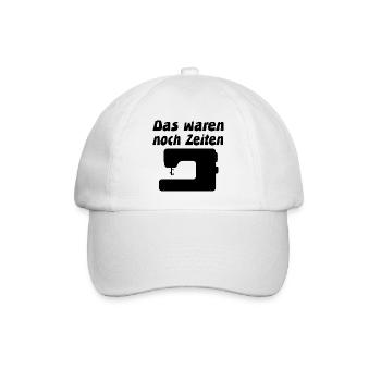 Nähmaschine - Baseballkappe - Weiß/Weiß - Vorne