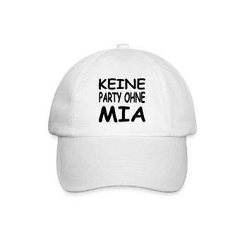 Mia - Baseballkappe - Weiß/Weiß - Vorne