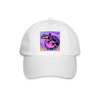 Gecko - Baseballkappe - Weiß/Weiß - Vorne