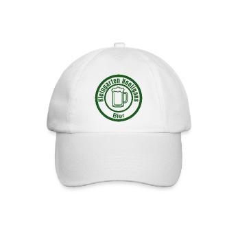 Kleingarten Hooligans – Freches Garten-Design mit  - Baseballkappe - Weiß/Weiß - Vorne