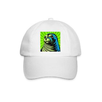 Siegel - Baseballkappe - Weiß/Weiß - Vorne