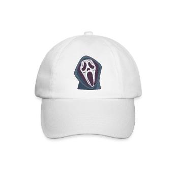 Spektrale Maske in der Kapuze - Baseballkappe - Weiß/Weiß - Vorne