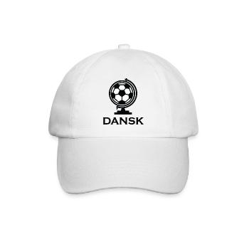 Denmark Dansk Fussball - Baseballkappe - Weiß/Weiß - Vorne