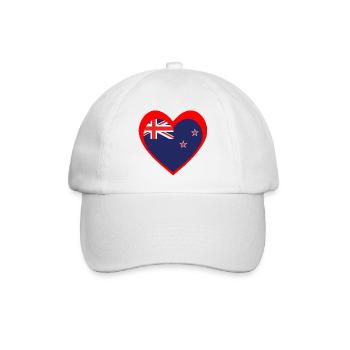 Ngākau Whero Aotearoa - Baseballkappe - Weiß/Weiß - Vorne
