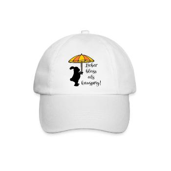 Sommer Sonnenschutz Sonnenschirm - Baseballkappe - Weiß/Weiß - Vorne