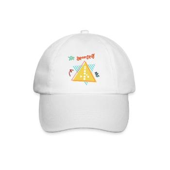 Be Yourself  - Baseballkappe - Weiß/Weiß - Vorne