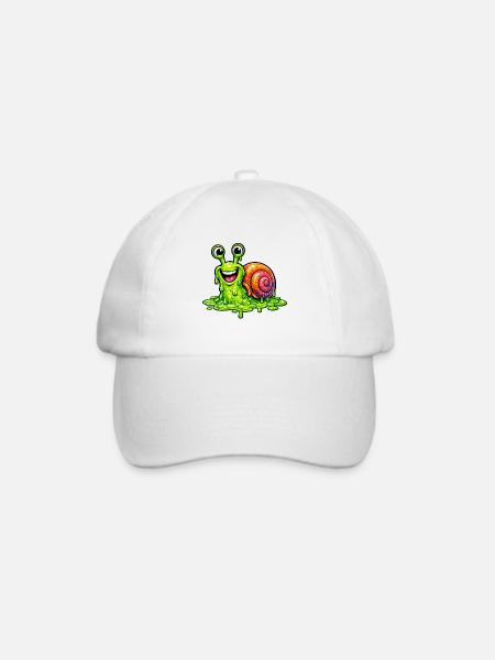 You make me slime - Baseballkappe - Weiß/Weiß