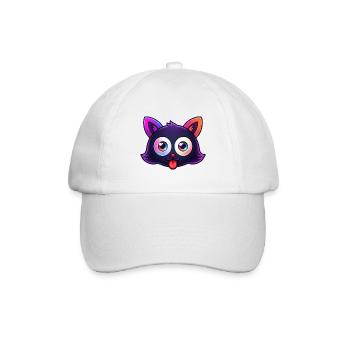 Gatalf-Maskottchen - Baseballkappe - Weiß/Weiß - Vorne