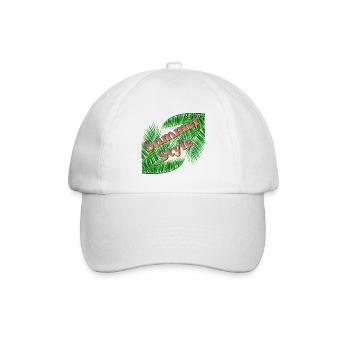 Summer Style mit Palmen - Baseballkappe - Weiß/Weiß - Vorne
