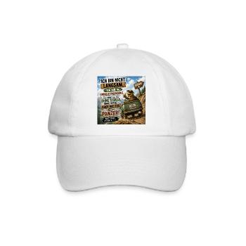 Energiesparmodus Panzer Ausflug - Baseballkappe - Weiß/Weiß - Vorne