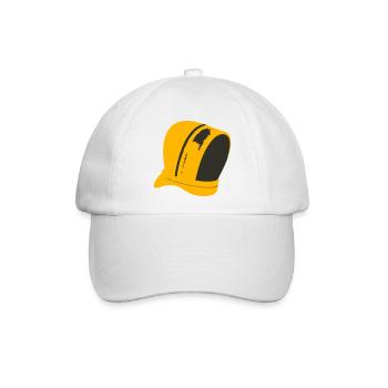 Imkerhut Bienen Schleier Imkerverein Hobbyimker - Baseballkappe - Weiß/Weiß - Vorne