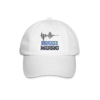 House - Baseballkappe - Weiß/Weiß - Vorne