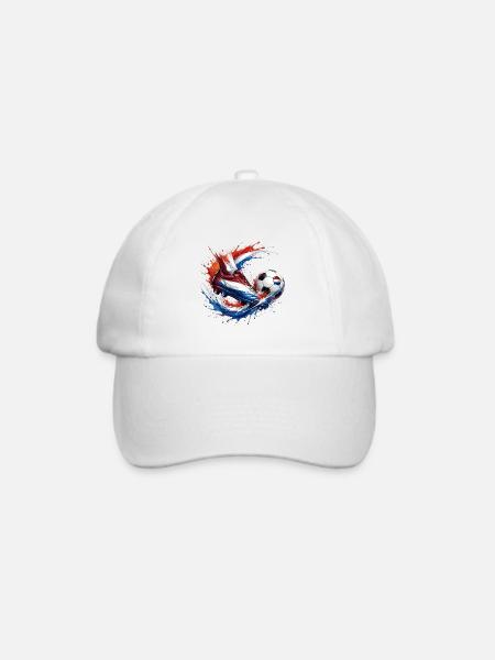 Fußball - Niederlande - Baseballkappe - Weiß/Weiß