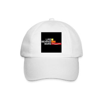 LEBEN HINTER GITTERN - Baseballkappe - Weiß/Weiß - Vorne