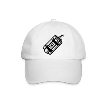 Dynamit Tnt - Baseballkappe - Weiß/Weiß - Vorne