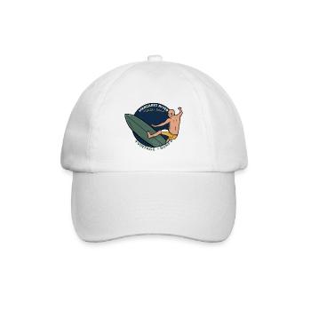 Vintage Margaret River Western Australia Brandung - Baseballkappe - Weiß/Weiß - Vorne