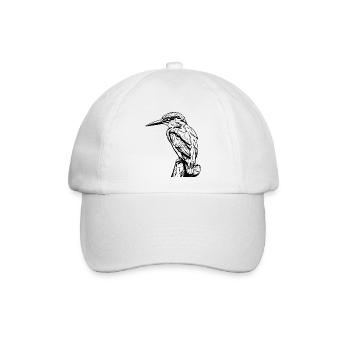 Specht / Eisvogel - Baseballkappe - Weiß/Weiß - Vorne