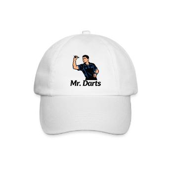 Darter Darts Darts - Baseballkappe - Weiß/Weiß - Vorne