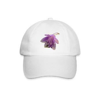 Macro_Purple_Hosta_Bloom - Baseballkappe - Weiß/Weiß - Vorne