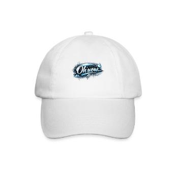 Oh wow - Baseballkappe - Weiß/Weiß - Vorne