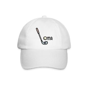 Golf Oma Golfschläger - Baseballkappe - Weiß/Weiß - Vorne