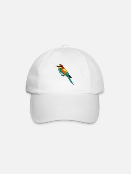 Bienenfresser - Baseballkappe - Weiß/Weiß