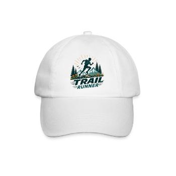 Trailrunner - Baseballkappe - Weiß/Weiß - Vorne