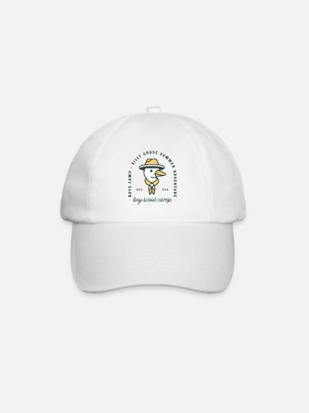 Pfadfinder-Sommercamp - Baseballkappe - Weiß/Weiß