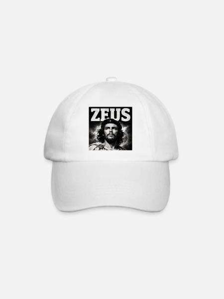 Zeus Che Schwarzweiß - Baseballkappe - Weiß/Weiß