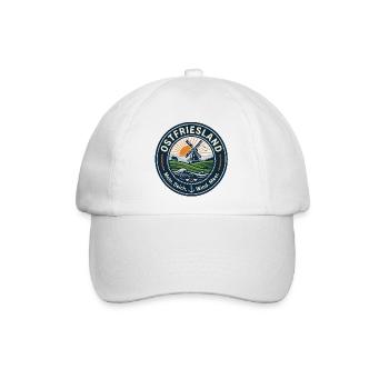 Ostfriesland Logo - Baseballkappe - Weiß/Weiß - Vorne