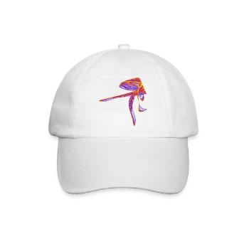 Eleganz im Chaos - Baseballkappe - Weiß/Weiß - Vorne