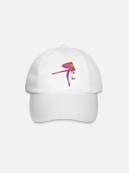 Eleganz im Chaos - Baseballkappe - Weiß/Weiß