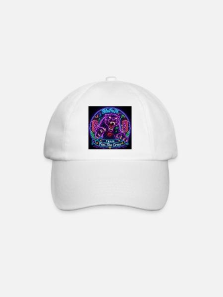 Cyber Fan BlaPa76 - Baseballkappe - Weiß/Weiß