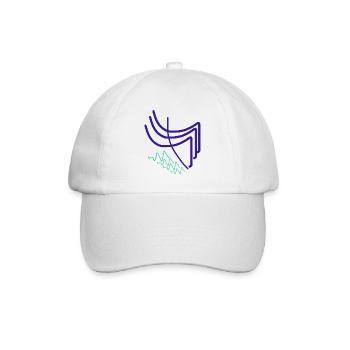 Was schenke ich einem Künstler? - Baseballkappe - Weiß/Weiß - Vorne