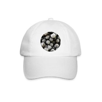 Gefrorener Beerenkreis - Baseballkappe - Weiß/Weiß - Vorne