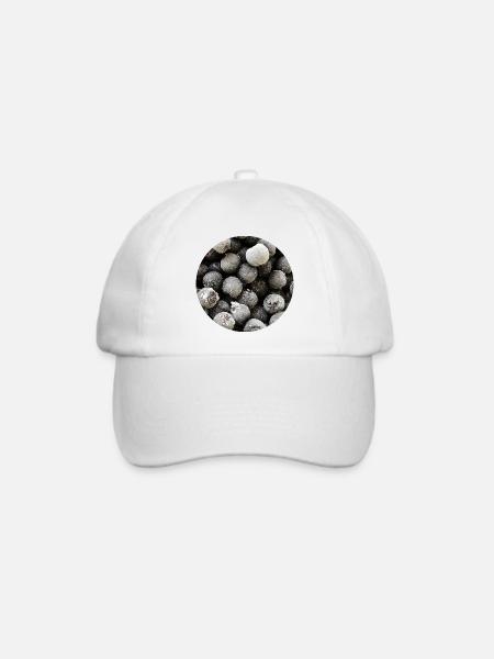 Gefrorener Beerenkreis - Baseballkappe - Weiß/Weiß