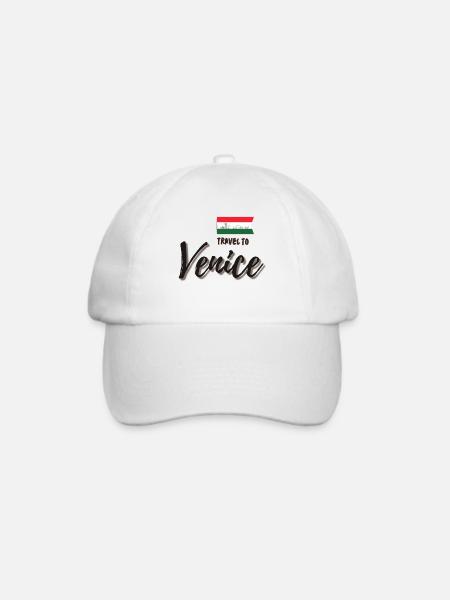 Venedig Reise - Baseballkappe - Weiß/Weiß
