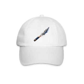 Schimmernder Speer der Kunst - Baseballkappe - Weiß/Weiß - Vorne