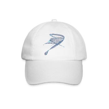 Die geheime Bahn - Baseballkappe - Weiß/Weiß - Vorne