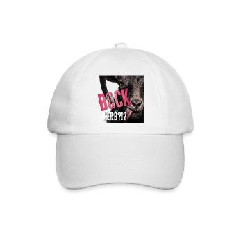 Kerb Motiv Bock - Baseballkappe - Weiß/Weiß - Vorne