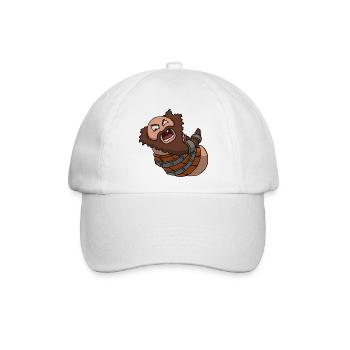 Barrel – Cartoon Thumb Character - Baseballkappe - Weiß/Weiß - Vorne