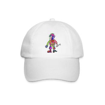 Bunte-Figur - Baseballkappe - Weiß/Weiß - Vorne