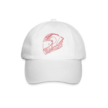 Helm - Baseballkappe - Weiß/Weiß - Vorne