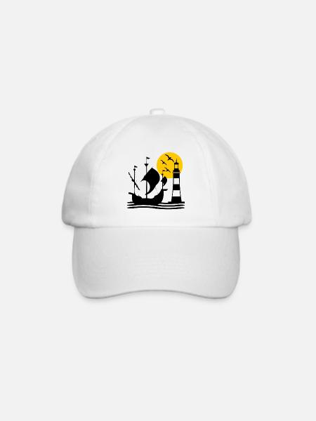 Segeln - Baseballkappe - Weiß/Weiß