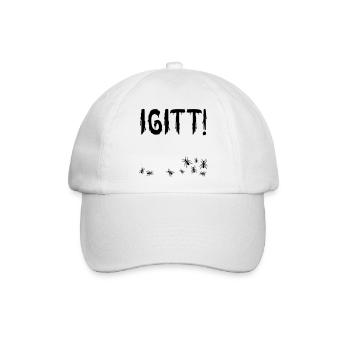 Igitt Ameisen - Baseballkappe - Weiß/Weiß - Vorne