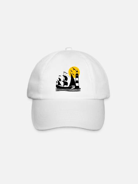 Segeln - Baseballkappe - Weiß/Weiß
