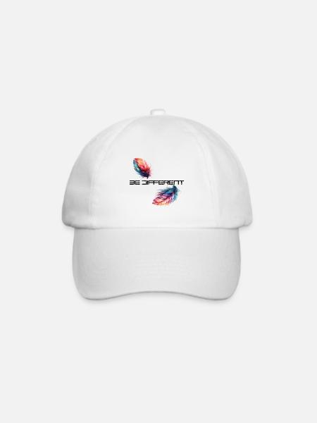 BE DIFFERENT - Baseballkappe - Weiß/Weiß