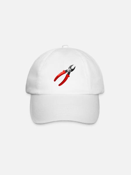 Zange - Baseballkappe - Weiß/Weiß