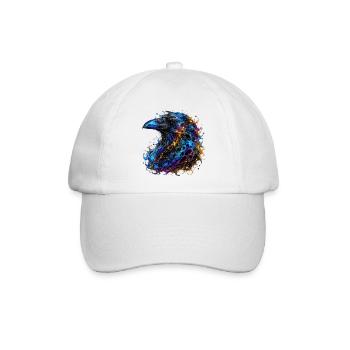 Midnight Messenger - Baseballkappe - Weiß/Weiß - Vorne